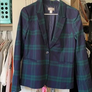 Plaid Blazer
